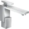 Image de hansgrohe, Robinetterie de salle de bains, Mitigeur monocommande pour lavabo 130 AXOR EDGE avec vidage chromé diamanté