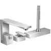 Image de Axor, Robinetterie de salle de bains, Set de finition EDGE f 3 trous mitigeur bain/douche chr Diamantsc