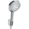 Image de Ensemble support mural et douchette 120 3jet PowderRain avec flexible de douche 160 cm chromé Hansgrohe Raindance Select S