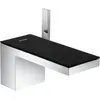 Image de Axor, Robinetterie de salle de bains, MYEDITION 70 Mélangeur lavabo, avec plaque chrome/verre noir