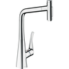Image de Robinet de cuisine avec douchette HANSGROHE Metris Select M71 320 sBox 2 jets chromé