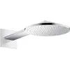 Image de Axor, Pommeau de douche, Douche de tête 250 1jet avec bras de douche, montage mural chromé (1 Type de jet, 19 l/min)
