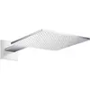 Image de Axor, Pommeau de douche, Douche de tête 300/300 2jet avec bras de douche, montage mural chromé (2 Types de jets, 27.40 l/min)