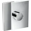 Image de Axor, Robinetterie de salle de bains, Set de finition HighFlow EDGE p thermostat encastré chrome diamanté
