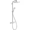 Image de hansgrohe, Système de douche, Showerpipe CROMA E 280 1jet EcoSm 9 l/min avec thermostat de douche chromé