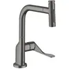 Image de hansgrohe, Robinetterie de cuisine, Mitigeur monocommande pour évier AXOR CITTERIO DN 15 avec douchette extractible sBox bru bl chrome