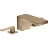 Image de hansgrohe, Robinetterie de salle de bains, Mélangeur lavabo 3 trous 70 AXOR MYEDITION sans plaque bronze brushed