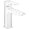 Image de HANSGROHE Mitigeur lavabo Metropol 110 poignée manette, bonde Push-Open blanc mat