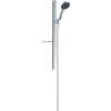 Image de Ensemble de douche 130 3jet avec barre de douche 90 cm avec porte-savon chromé Hansgrohe Rainfinity