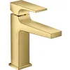 Image de HANSGROHE Mitigeur lavabo Metropol 110 poignée manette, bonde Push-Open aspect doré poli