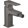 Image de hansgrohe, Robinet de bidet, HG Mitigeur monocommandé pour bidet METROPOL avec vidage PO brushed black chromé