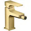 Image de hansgrohe, Robinet de bidet, HG Mitigeur monocommandé pour bidet METROPOL avec vidage Push-Open or polished
