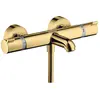 Image de hansgrohe, Robinetterie de salle de bains, Ecostat thermostat de baignoire Comfort pour montage en saillie (poli gold optic)