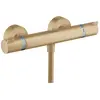 Image de hansgrohe, Robinetterie de salle de bains, Ecostat thermostat de douche Comfort apparent (bronze brossé)
