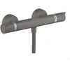 Image de Mitigeur douche thermostatique HANSGROHE Ecostat Comfort noir chromé brossé
