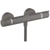Image de hansgrohe, Robinetterie de salle de bains, HG Thermostat de douche ECOSTAT COMFORT apparent brushed black chrome