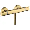 Image de hansgrohe, Robinetterie de salle de bains, Ecostat thermostat de douche Comfort apparent (poli gold optic)