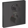 Image de hansgrohe, Robinetterie de salle de bains, HG Set de montage final ECOSTAT SQUARE pour thermostat encastré 2 voies noir mat