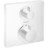 Image de hansgrohe, Robinetterie de salle de bains, Ecostat Square Thermostat encastré (blanc mat)