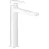 Image de HANSGROHE Mitigeur lavabo Metropol 260 poignée manette, bonde Push-Open blanc mat
