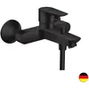 Image de Mitigeur bain douche mécanique HANSGROHE Talis E noir mat