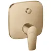 Image de Façade mitigeur bain douche encastré 2 sorties HANSGROHE Talis E bronze brossé