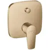 Image de hansgrohe, Robinetterie de salle de bains, Talis E Mitigeur monocommandé encastré pour baignoire (bronze brossé)