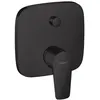 Image de Façade mitigeur bain douche encastré 2 sorties HANSGROHE Talis E noir mat