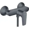 Image de Mitigeur douche mécanique HANSGROHE Talis E noir chromé brossé