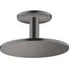 Image de hansgrohe, Pommeau de douche, Douche de tête 300 2jet AXOR montage au plafond brushed black chrome (2 Types de jets, 18 l/min)