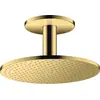 Image de hansgrohe, Pommeau de douche, Douche de tête 300 2jet AXOR montage au plafond polished gold optic (2 Types de jets, 18 l/min)