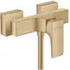 Image de hansgrohe, Robinetterie de salle de bains, HG Mitigeur monocommandé pour douche METROPOL apparente, avec manette bronze brossé