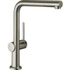 Image de Robinet de cuisine avec douchette HANSGROHE Talis M54 270 aspect acier inox