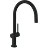 Image de hansgrohe, Robinetterie de cuisine, Robinet de cuisine avec mitigeur Talis M54 noir 72804670