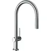 Image de hansgrohe, Robinetterie de cuisine, Talis M54 Mitigeur d'évier 210 (chromé), avec douchette extractible