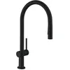 Image de Robinet de cuisine avec douchette HANSGROHE Talis M54 210 2 jets noir mat