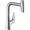 Image de hansgrohe, Robinetterie de cuisine, HG Mitigeur monocommandé pour évier 220 TALIS S DN 15, avec douchette extractible chromé