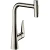 Image de hansgrohe, Robinetterie de cuisine, HG Mitigeur monocommandé pour évier 300 TALIS S avec douchette extractible aspect inox
