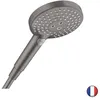 Image de Douchette à main HANSGROHE Raindance Select S 120 3 jets noir chromé brossé