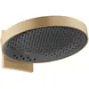 Image de hansgrohe, Pommeau de douche, Douche de tête Rainfinity 3jet avec bras de douche : couleur - bronze brossé (3 Types de jets, 28.10 l/min)
