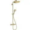 Image de Colonne de douche thermostatique HANSGROHE Croma Select S 280 aspect doré poli