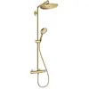 Image de hansgrohe, Système de douche, Croma Select S 280 Air 1jet Showerpipe (or)