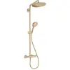 Image de hansgrohe, Système de douche, Croma Select S 280 Air 1jet Showerpipe Idem : avec EcoSmart : couleur - bronze brossé