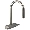 Image de Robinet de cuisine avec douchette HANSGROHE Aquno Select M81 170 3 jets aspect acier inox