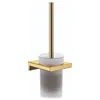 Image de HANSGROHE Porte-brosse HANSGROHE WC mural aspect doré poli