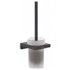 Image de HANSGROHE Porte-brosse HANSGROHE WC mural noir mat