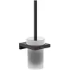 Image de hansgrohe, Brosse WC, Ensemble brosse de toilette AddStoris, noir mat