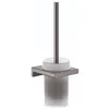 Image de HANSGROHE Porte-brosse HANSGROHE WC mural noir chromé brossé