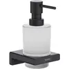Image de hansgrohe, Distributeur de savon + porte-savon, Distributeur de lotion AddStoris (noir mat)