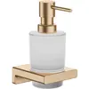 Image de hansgrohe, Distributeur de savon + porte-savon, HG distributeur de savon liquide AddStoris montage mural bronze brossé